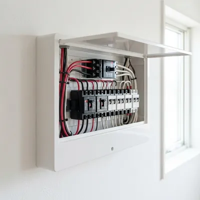 住宅の分電盤（ブレーカーボックス）