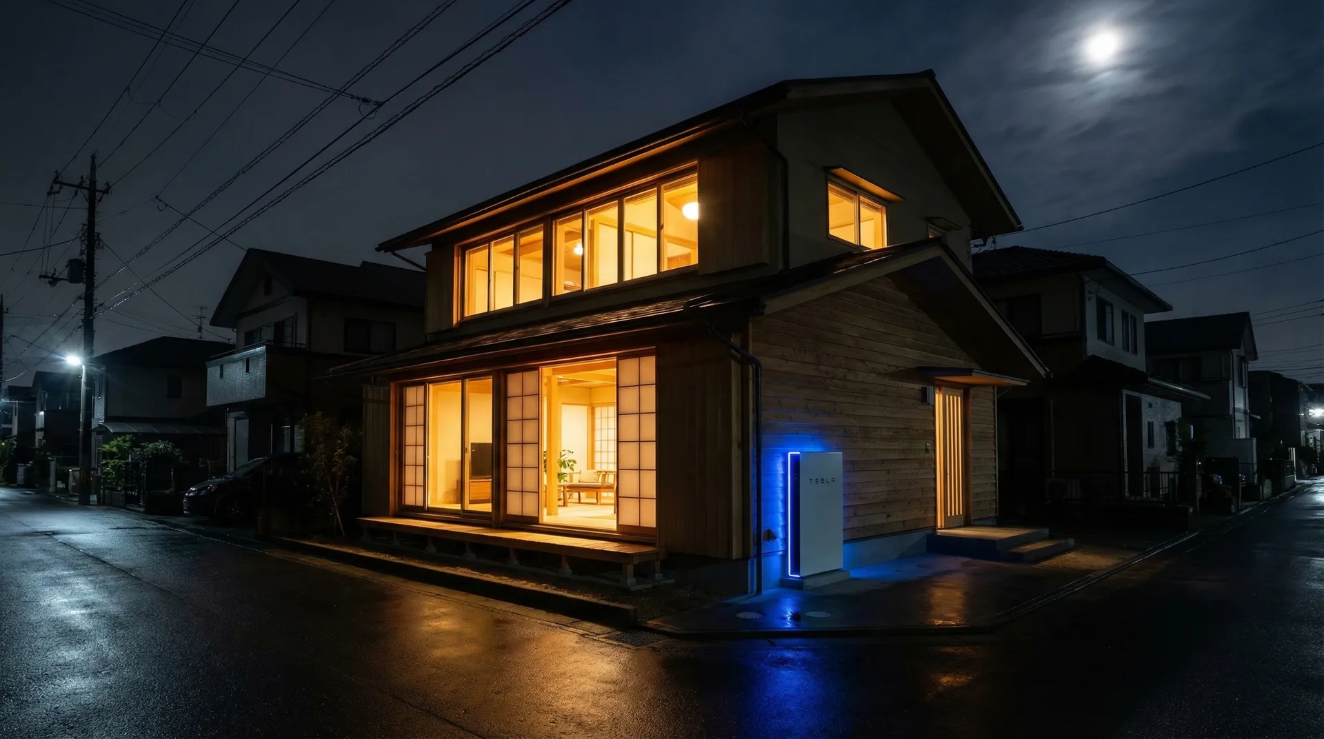 停電時も蓄電池で電気が使える住宅