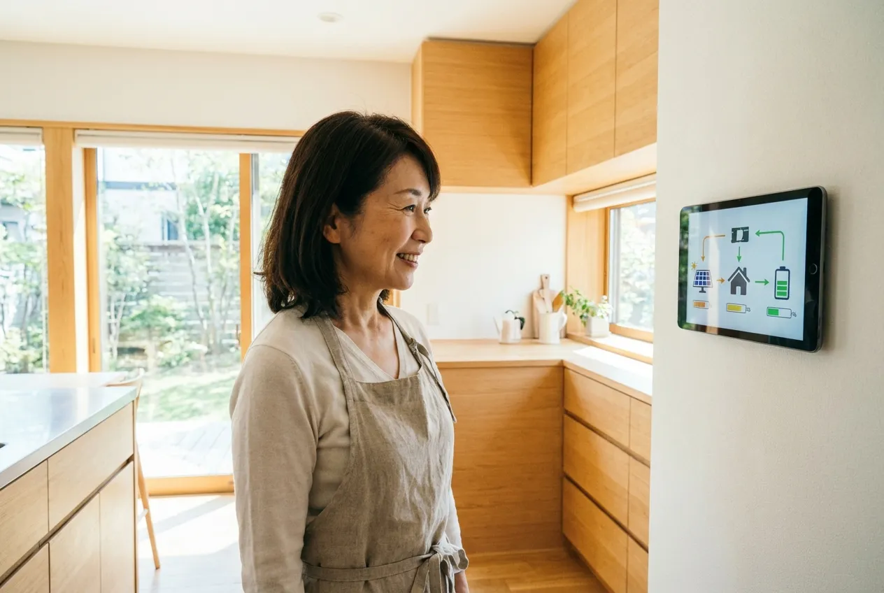 エネルギーモニターで電気代の削減を確認